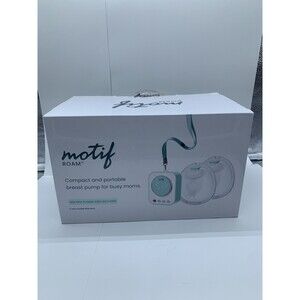 Motif Roam Lanyard Breast Pump w/ Breast Milk Collection Cups in Mint Green